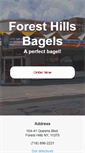 Mobile Screenshot of foresthillsbagels.net